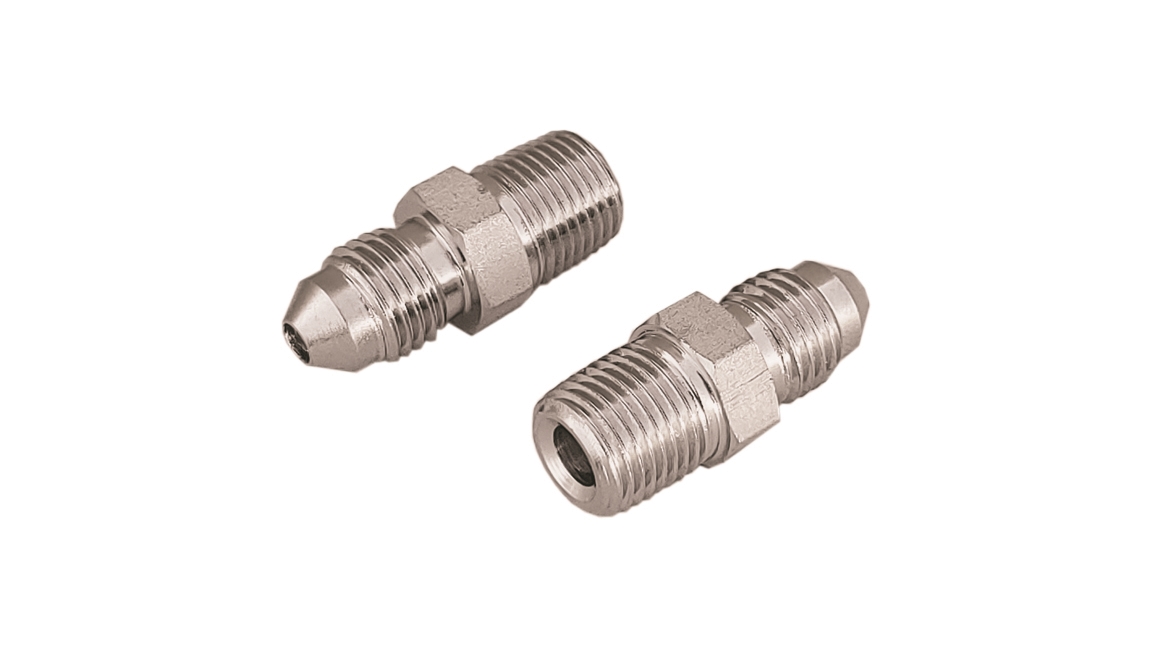 Steel AN Fittings Male -3 to 10 x 1.0mm
