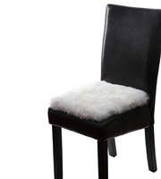 Sheepskin Chair Pad White