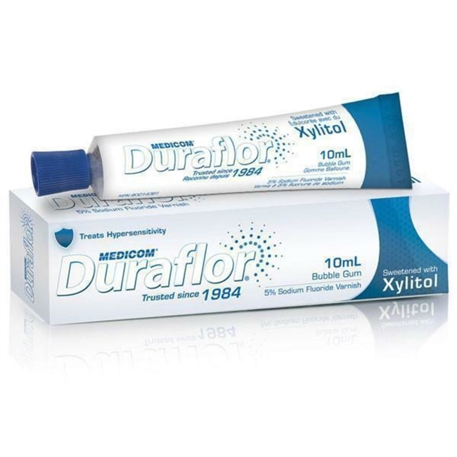 Medicom Duraflor Fluoride Varnish Bubble Gum, Tube, 10 ml, 10011-US
