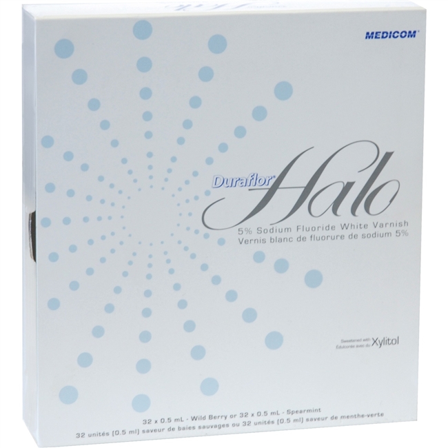 Medicom Duraflor Halo Spearmint, 0.5 ml, 32/Box, 1015-SM32