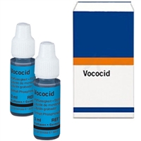 Vococid 35% Phosphoric Acid Etchant Gel, 2 x 3 ml Bottles. Blue. For acid-etch