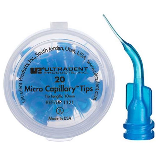 Micro Capillary Tips - Blue 10 mm, 20/Box. The smallest molded tip