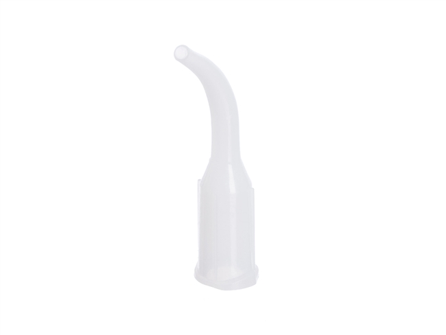 White Mac Tips, 100/Pk. Dispenses large volumes. All-plastic delivery tip