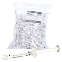 Ultradent Plastic Syringes 1.2 ml, 100/Bag. Designed for all 30ml IndiSpense