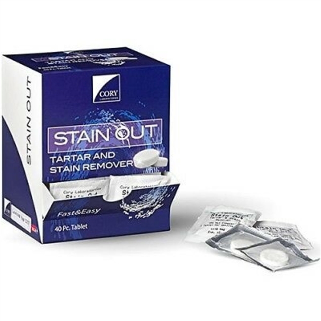 Stain Out Tartar & Stain Remover Tablets 40/bx.