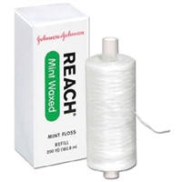 Reach Dental Floss Waxed Refill, Mint, 200 yards, 02733