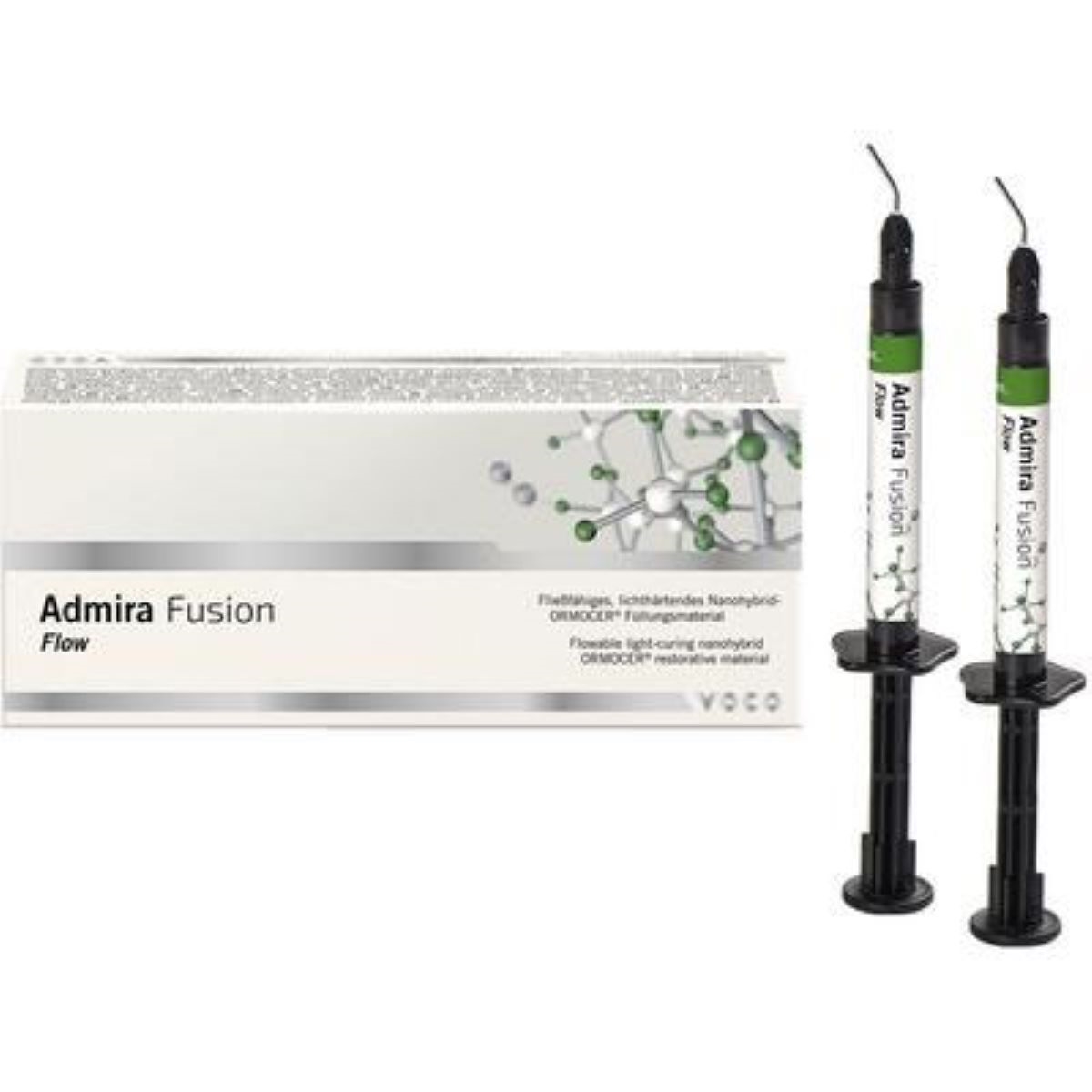 Admira Fusion Flow A2, 2 x 2 gm Syringes. Flowable, all ceramic-based  universal