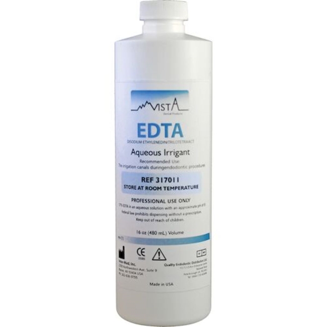 EDTA Solution 17% 1 6oz., Bottle, 317011