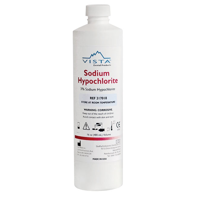 Sodium Hypochlorite 3% Solution, 16 oz. Bottle, 317018