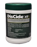 DisCide XRA Hand Sanitizing Wipes 6" x 8" 160/Can. Kills 99.9% 3500