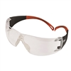 ProVision Flexiwrap Eyewear Black Frame, Orange Tips, Clear Lens, 3609OC