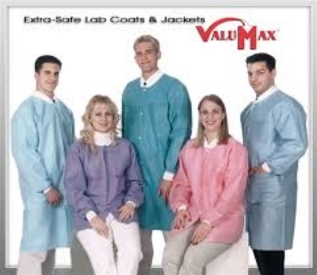 VALUMAX EXTRA SAFE LAB COAT/JACKET 10/PACK