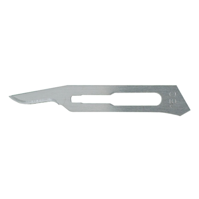 Carbon Steel, Sterile Surgical Blades #15C, 100/Box, 4-115C