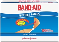 Band-Aids Flexible Fabric, 3/4" x 3", 100/Box, 4434