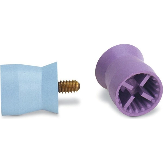 Petite Web LF Prophy Cups Latex Free Soft Purple, 144/Pkg., 054601