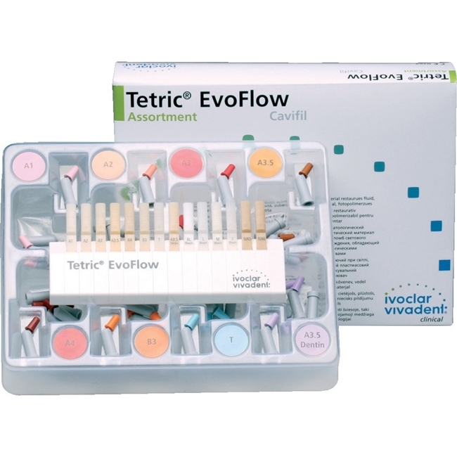 Tetric EvoFlow A3.5 Dentin, Cavifil, 0.2 g, 20/Box, 595994WW