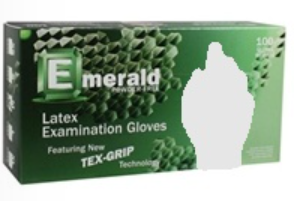 EXAM LATEX POWDER FREE GLOVES 10 BOXES/100 PCS