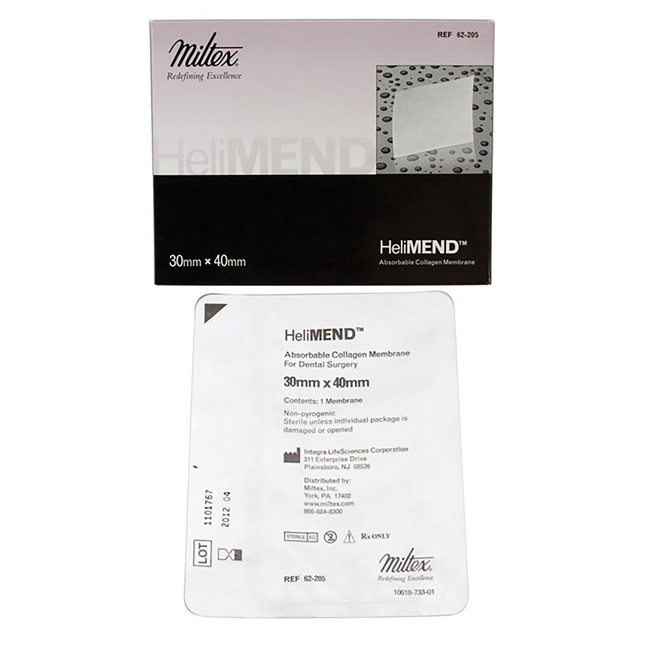 HeliMEND Absorbable Collagen Membranes 30 mm x 40 mm, 62-205
