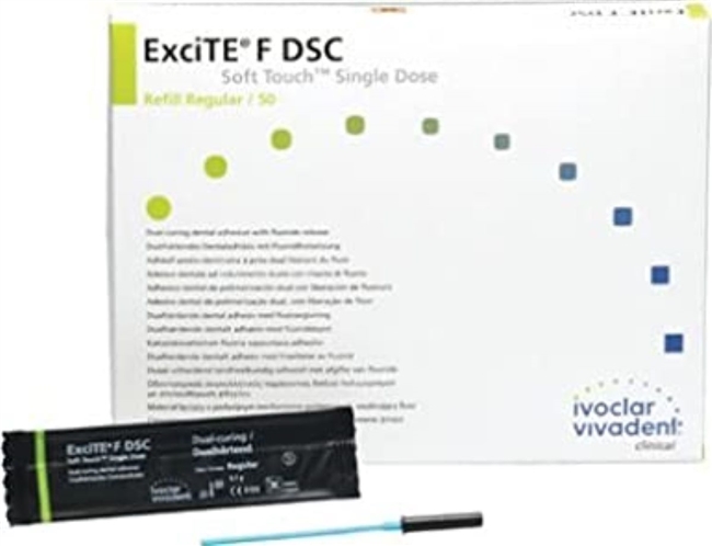 ExcitTE F DSC Refill Small /Endo Size Brush, Single Dose, 0.1 g, 50/Box, 630380