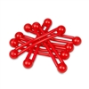 Pro-Ties Red, 6/Pkg., 650102R