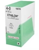 Ethicon Ethilon 5/0, 18" Black Monofilament Non-Absorbable Suture with Reverse