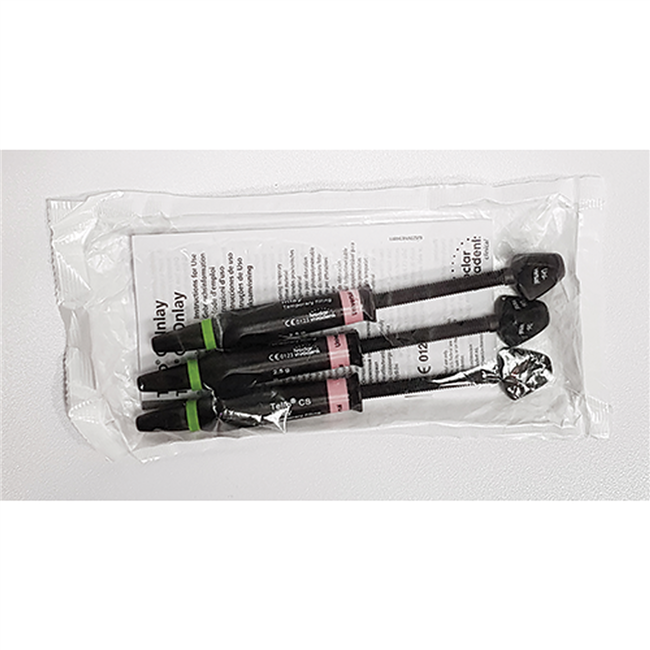 Telio CS Inlay/Onlay Onlay Syringe, Universal, 2.5 g, 3/Pkg, 701262