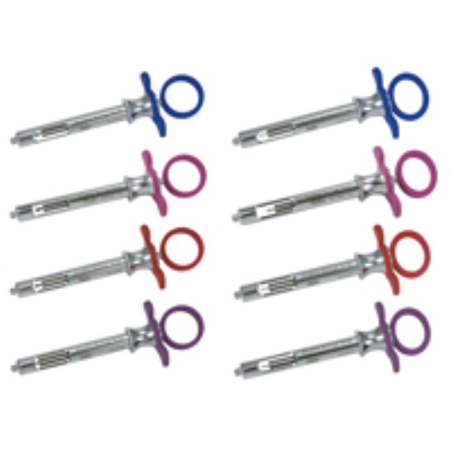 GripRite Syringe Petite Aspirating CW, Purple, Each, 76-43