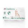 Case Cranberry Silkcare Gloves Latex Powder-free 100/box 10box/Case