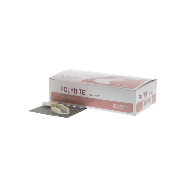 Polybite Bite Trays Quadrant, 35/Pkg., 887