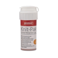 Knit-Pak Knitted Gingival Retraction Cord 2, Orange, 100", 9007555