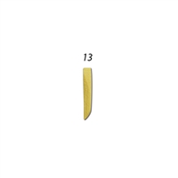 Sycamore Wood Wedges 13 mm, Yellow, 400/Pkg., 9061102