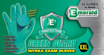 Green Guard Nitrile Exam Gloves â€“ 6 Mil