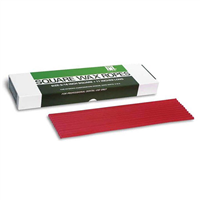 Utility Wax Square Ropes, Red, 11", 44/Pkg., H00819
