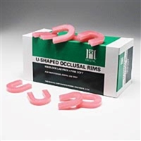 Hygenic U-Shaped Occlusal Rim Wax Standard Package, 100/Pkg., H00822