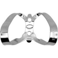 Hygenic Gloss Finish Winged Clamps 9, Anterior, H02763