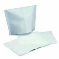 Defend 10" x 13" White Tissue/Poly Head Rest Covers, Box of 500 Covers