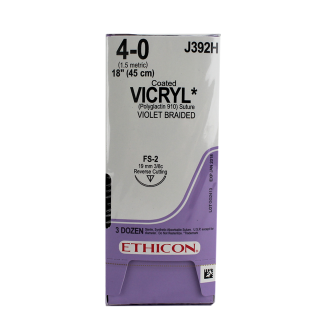 Ethicon Perma-Hand 3/0, 18 Silk Black Braided Non-Absorbable Suture