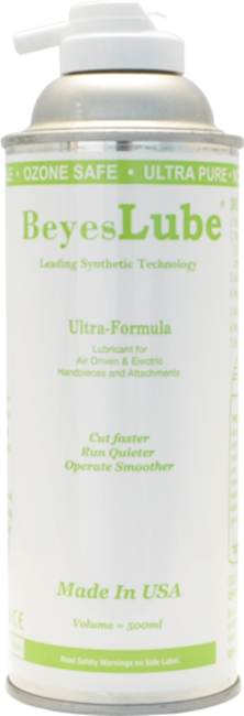 BeyesLUBE Aerosol Lubricant, For Turbine and Electric Handpiece,500ml