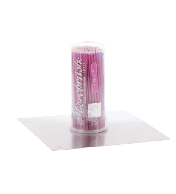 Microbrush Tube Series Fine, Pink, 100/Tube, 4/Pkg, MFP400