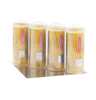 Microbrush Tube Series Fine, Yellow, 100/Tube, 4/Pkg, MFY400