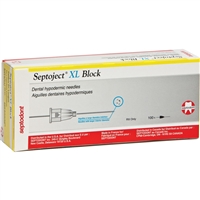 Septoject XL Block Needles, 100/Box, 01-N1550