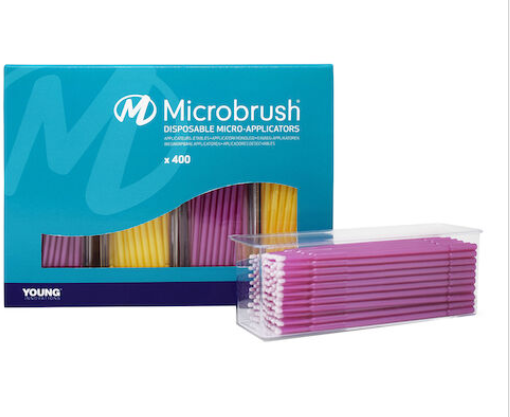 Microbrush Plus Fine, Dispenser Kit, Yellow,Pink, PF400-KIT