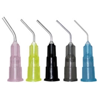 Defend Pre-Bent Dispensing Tips. Yellow, 20 Gauge, 100/Pk. Sealants & Composites Dispensing Tips.