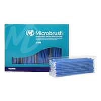 Microbrush Plus Regular, Applicators, Blue, 400/Pkg, PR400BL