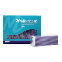 Microbrush Plus Regular, Applicators, Purple, 400/Pkg, PR400PU