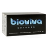 Bioviva 3/0, 18" (45cm) Silk Black Braided Nonabsorbable Suture - 12/Box