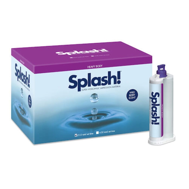 Splash! Heavy Body, Half-Time Cartridge, 48 ml, 20/Box, No Tips, SPD1594