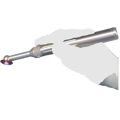 The Cure 2 Cordless Silver Color Cordless LED curing light, 1200mW/cm2