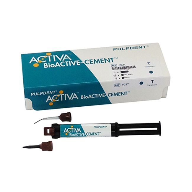 ACTIVA BioACTIVE Cement Translucent, Single Pack, VC1T