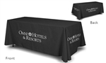 Intercontintental Hotel & Resorts logoed table cover, 6'